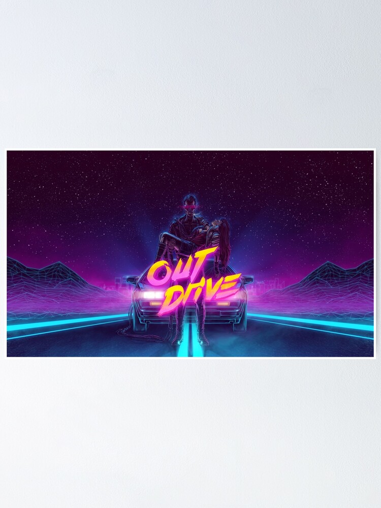 neon drive poster neon drive poster