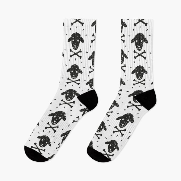 Item preview, Black Pirate Sheep - Gift idea for sheep lovers - lamb, lamb, baa, wool designed and sold by un-artiges.