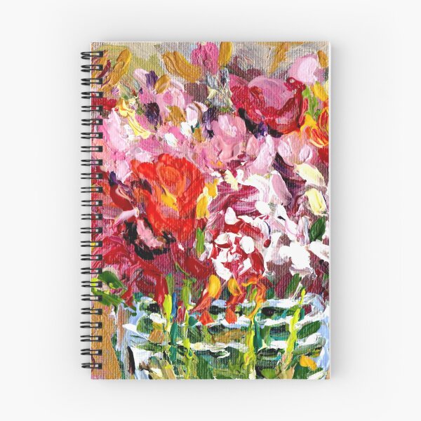 Item preview, ABSTRACT FLORAL ARRANGEMENT IN GLASS VASE ORIGINAL PAINTING FOR SALE designed and sold by Carole  Spandau.