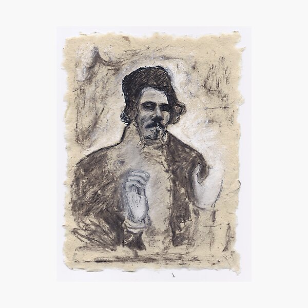 Item preview, Delacroix's Portrait designed and sold by Pascale Baud.
