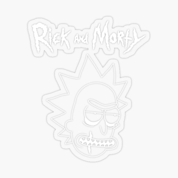 Bad Morty Stickers Redbubble - toxic rick roblox