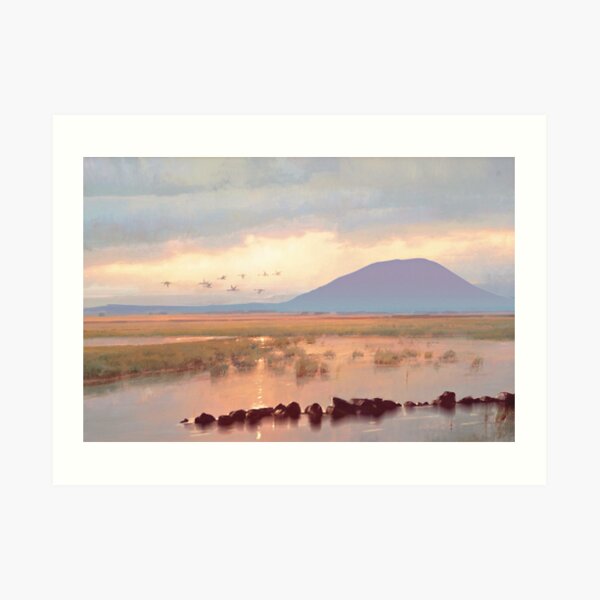 Nephin Dawn, Lough Conn, County Mayo Art Print