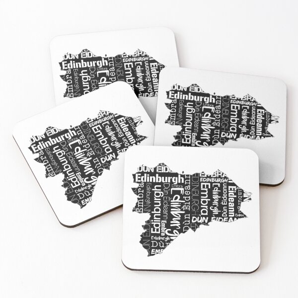 Item preview, Edinburgh City Map With Text designed and sold by MacPean.