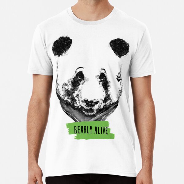 Panda bearly alive T-shirt premium