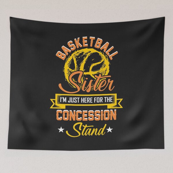 Item preview, Just here for concession stand Basketball Player for girls designed and sold by hadleydesigns.