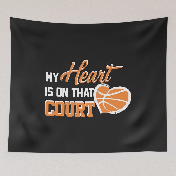 Item preview, My Heart is on that Court Basketball Dad gift for fathers designed and sold by hadleydesigns.