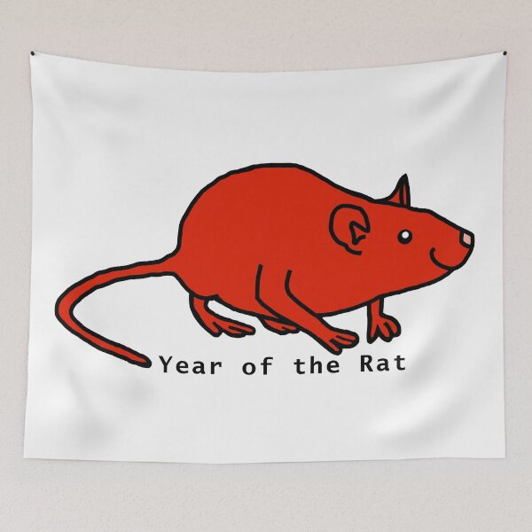 Item preview, Year of the Rat - Red designed and sold by ellenhenry.