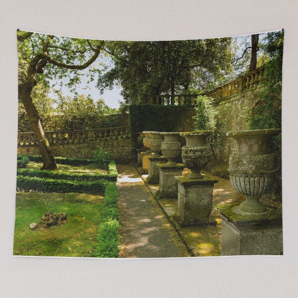 Item preview, A shady path, Villa Lante, Bagnaia, Viterbo, Italy designed and sold by AndrewJonesFoto.