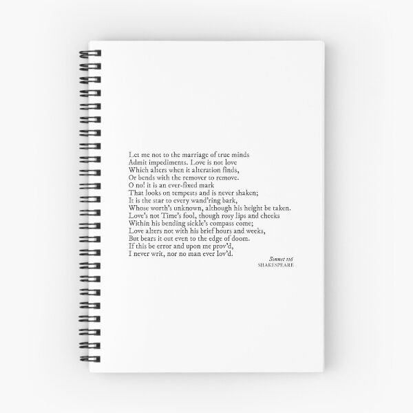 Item preview, William Shakespeare - Sonnet 116: Let me not to the marriage of true minds designed and sold by janetogeorgette.