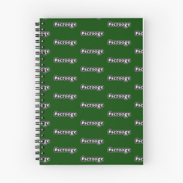Item preview, Scrooge - Christmas - Hashtag - Black & White designed and sold by Graphix.
