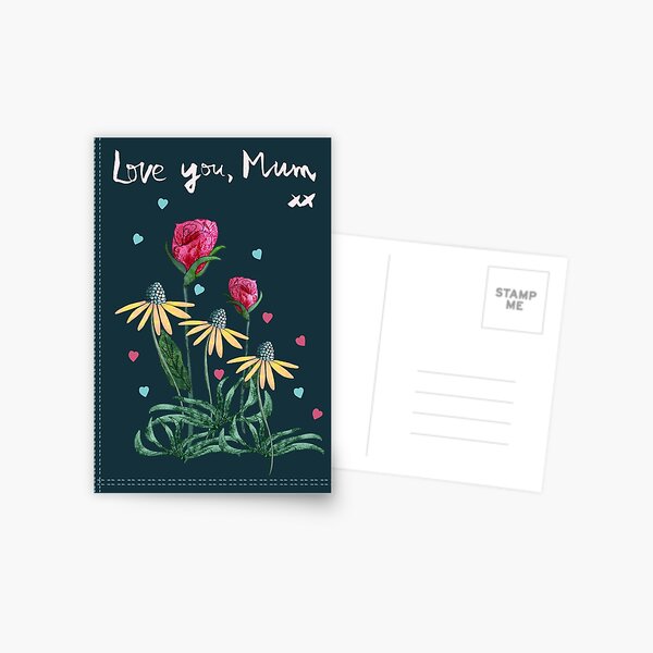 Love you Mum Postcard