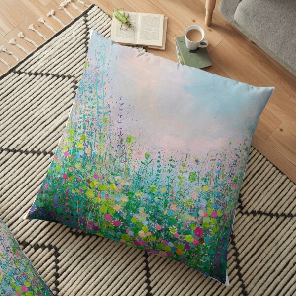 Bright Winters Day Floor Pillow