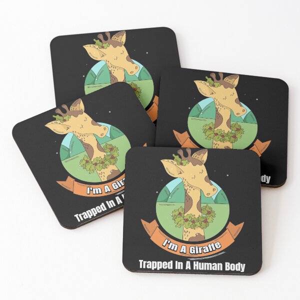 Item preview, Happy Holiday Gifts - Giraffe Lover Gift - Trapped In A Human Body - Christmas Animal designed and sold by kntranhoang.