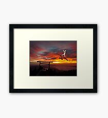 Latias in Japan Framed Print