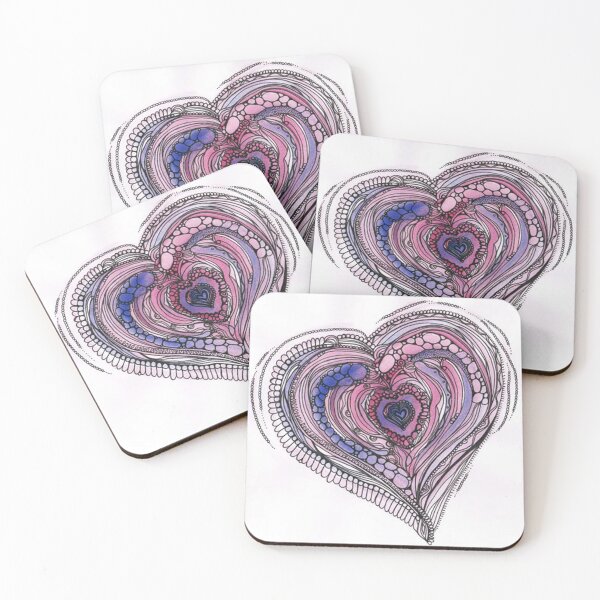 Item preview, Patterned heart designed and sold by Abi Latham.