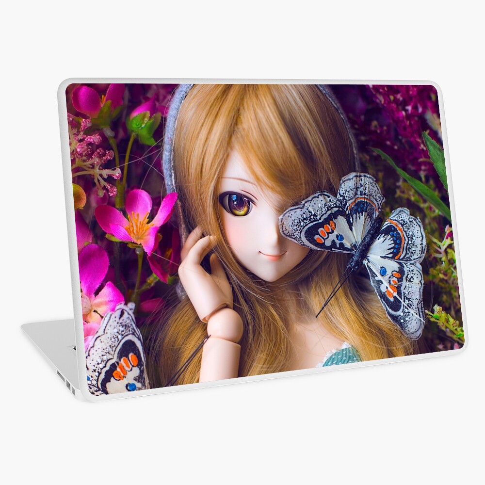 Item preview, Laptop Skin designed and sold by orchiddolls.