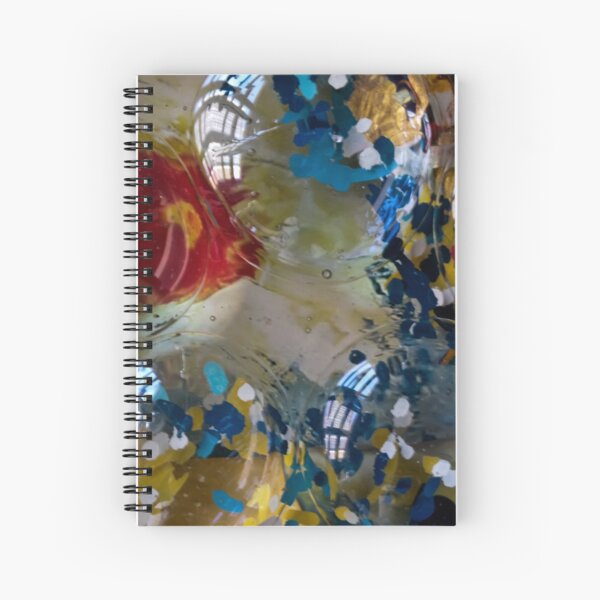 Photos of Finished Artwork Details by Chicago Artist Gary Bradley Spiral Notebook