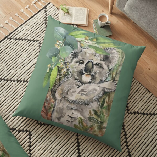 Koala Love -Beautiful Creature Floor Pillow