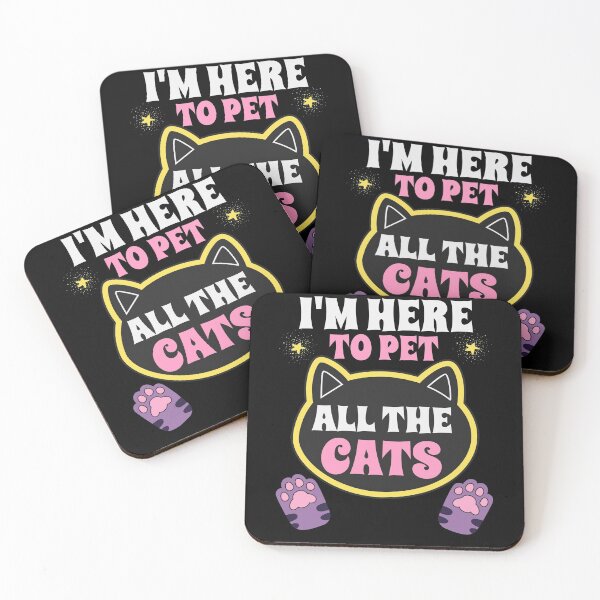 Item preview, Funny Cat Lover Gift - Animal Lover Gifts - I'm Here To Pet All The Cats - Pet Owner designed and sold by kntranhoang.