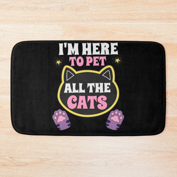 Item preview, Funny Cat Lover Gift - Animal Lover Gifts - I'm Here To Pet All The Cats - Pet Owner designed and sold by kntranhoang.