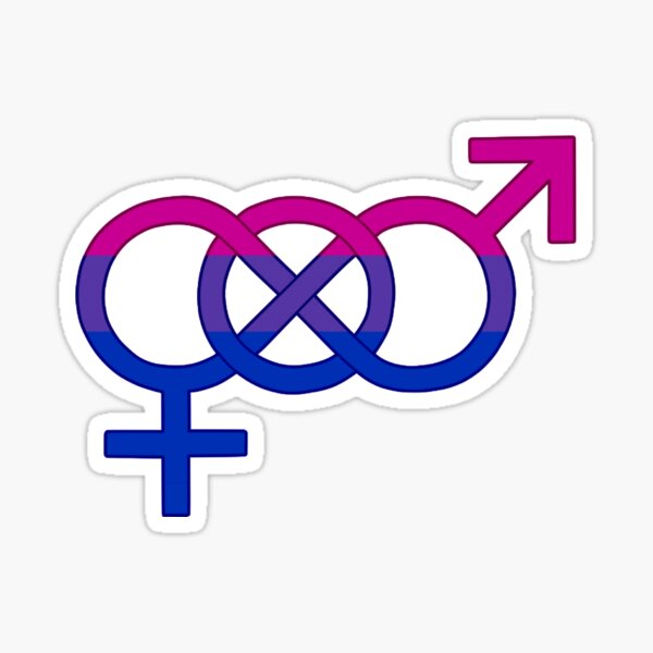 Bi Pride Symbol Bisexual Sticker Sticker For Sale By Mascbi Redbubble 7937