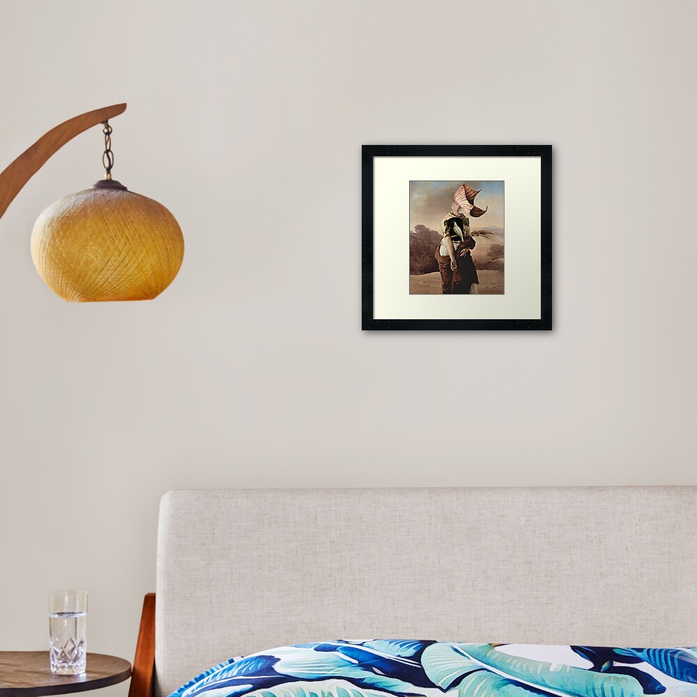 THE DAYDREAMING MATTER ⠀ Framed Art Print