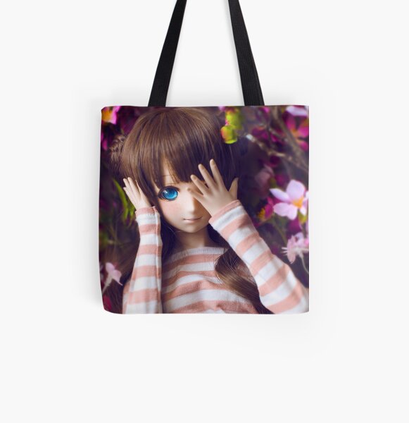 Melocoton's Valentine All Over Print Tote Bag