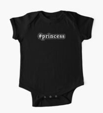 Princess - Hashtag - Black & White One Piece - Short Sleeve