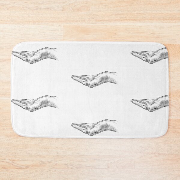 Item preview, Digital sketch of opened outreached hand designed and sold by Lily Trenchard.