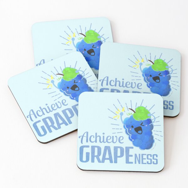 Item preview, Achieve Grapeness - Punny Garden designed and sold by PunnyGarden.