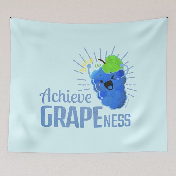 Item preview, Achieve Grapeness - Punny Garden designed and sold by PunnyGarden.