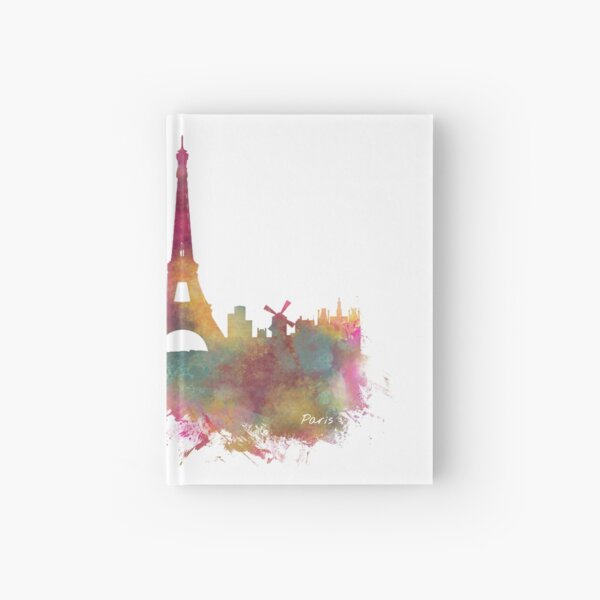 Paris skyline Hardcover Journal