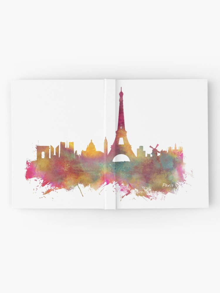 Alternate view of Paris skyline Hardcover Journal