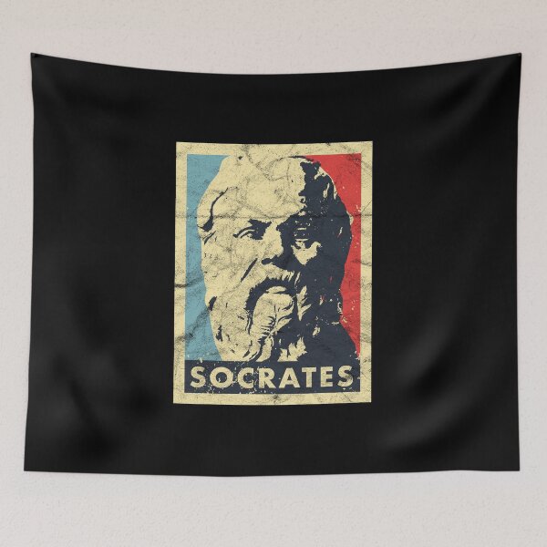 Item preview, Socrates Vintage Greek Philosophy Aristoteles Homer Design designed and sold by A-Fashion.