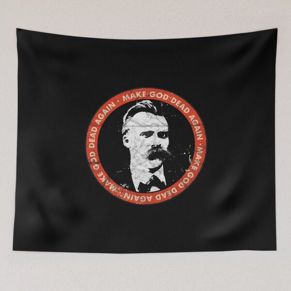 Item preview, Nietzsche God Is Dead Nihilism Gott Ist Tot Nihilismus Zarathustra Philosophy Kant  designed and sold by A-Fashion.