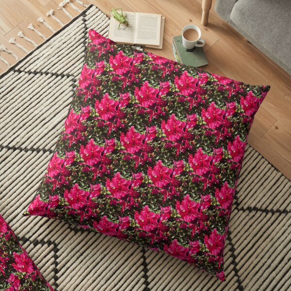 Red and Green Floor Pillow