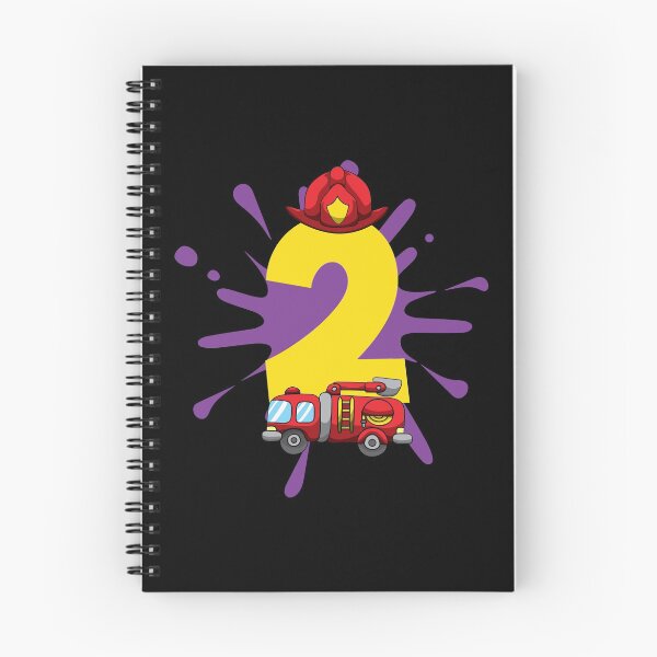 Item preview, Fire Truck 2nd Birthday Firefighter 2 Yr Old Boy designed and sold by BornDesign.