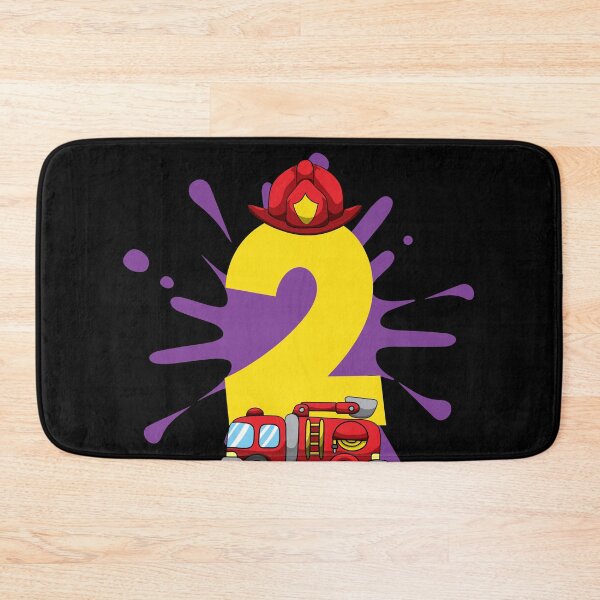 Item preview, Fire Truck 2nd Birthday Firefighter 2 Yr Old Boy designed and sold by BornDesign.