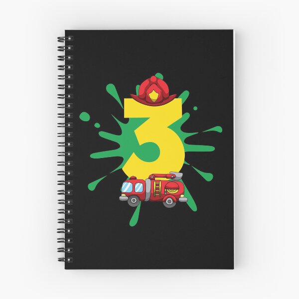 Item preview, Fire Truck 3rd Birthday Firefighter 3 Yr Old Boy designed and sold by BornDesign.