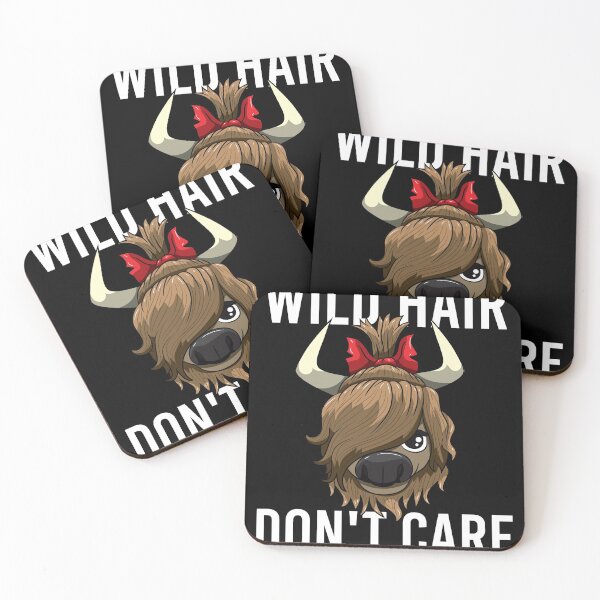 Item preview, Wild Hair Don't Care Highland Cow Scottish Cattle designed and sold by BornDesign.