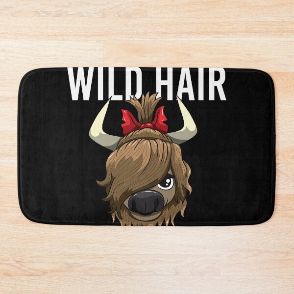 Item preview, Wild Hair Don't Care Highland Cow Scottish Cattle designed and sold by BornDesign.