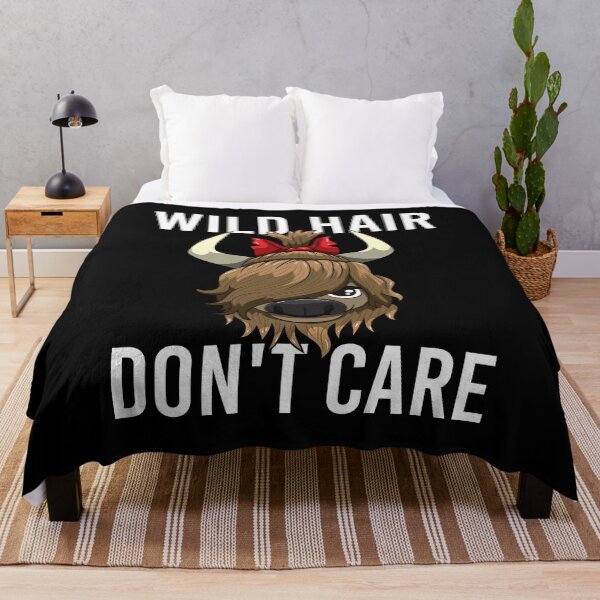 Item preview, Wild Hair Don't Care Highland Cow Scottish Cattle designed and sold by BornDesign.