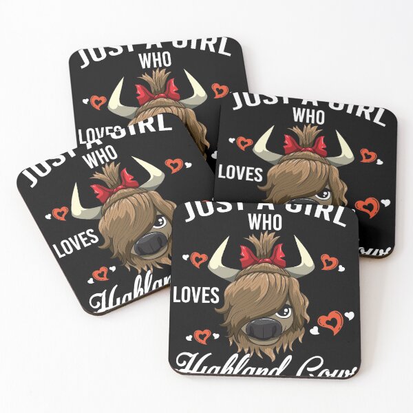 Item preview, Just A Girl Who Loves Highland Cows Cute Cattle designed and sold by BornDesign.