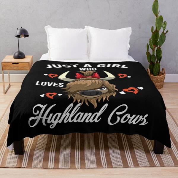 Item preview, Just A Girl Who Loves Highland Cows Cute Cattle designed and sold by BornDesign.