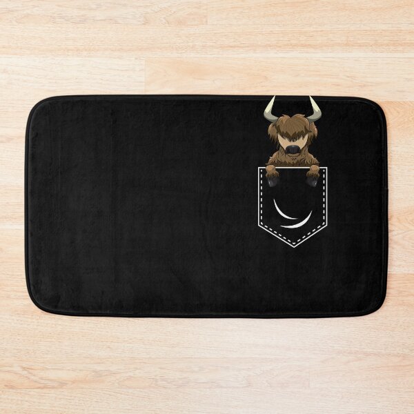 Item preview, Highland Cow In Chest Pocket Funny Scottish Cattle designed and sold by BornDesign.