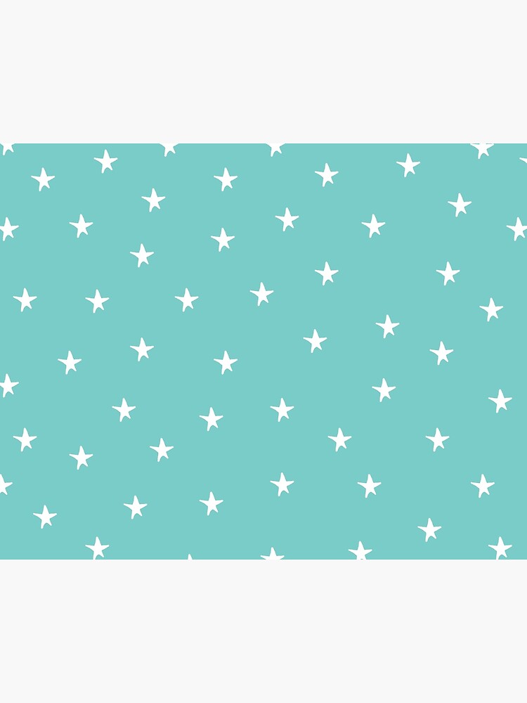 Blue Background With White Stars Art Board Print By Jenbun Redbubble