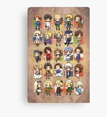 Hetalia Group Canvas Print