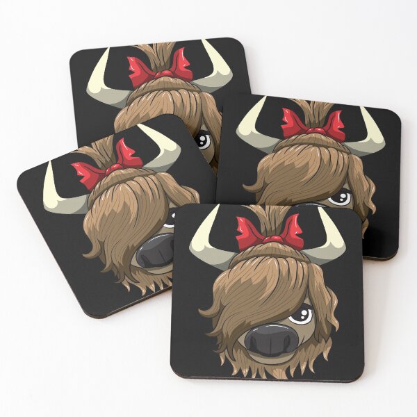 Item preview, Highland Cow Girl Cute Scottish Cattle designed and sold by BornDesign.