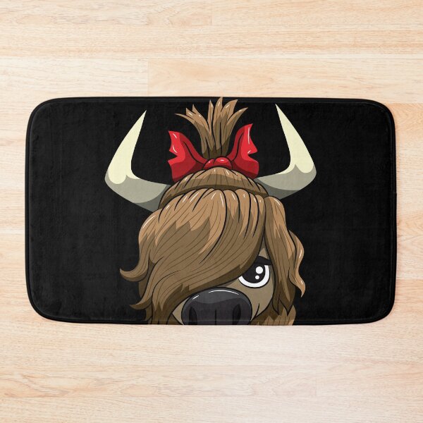 Item preview, Highland Cow Girl Cute Scottish Cattle designed and sold by BornDesign.