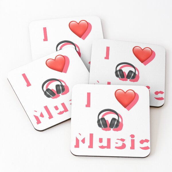 Item preview, I love music designed and sold by Grafititee.